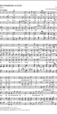 Haydn: Aus dem Dankliede zu Gott (Partituur)