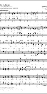 Haydn: Christus factus est MH 628,2 (Partituur)