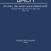 Bach: Kantate BWV 134 Ein Herz, das seinen Jesum lebend weiss (Vocalscore)