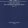 Bach: Kantate BWV 137 Lobe den Herren, den mächtigen König (Vocal Score)