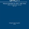 Bach: Kantate BWV 138 Warum Betrübst Du Dich Mein Herz (Vocal Score)