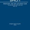 Bach: Kantate BWV 139 Wohl dem, der sich aus seinen Gott (Vocal Score)