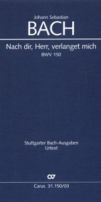 Bach: Kantate BWV 150 Nach dir, Herr, verlanget mich (Vocal Score)
