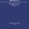 Bach: Kantate BWV 166 Wo gehest du hin (Vocalscore)
