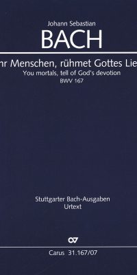 Bach: Kantate BWV 167 Ihr Menschen, rühmet Gottes Liebe