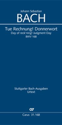 Bach: Kantate BWV 168 Day ofuereck'ning! Judgment day (Partituur)