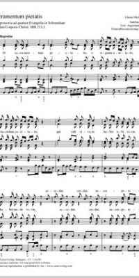 Haydn: O sacramentum pietatis MH 213,3 (Partituur)