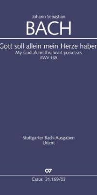 Bach: Kantate BWV 169 Gott Soll Allein Mein Herze Haben (Vocalscore)