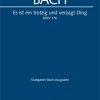 Bach: Kantate BWV 176 Es ist ein trotzig und verzagt Ding (Vocal Score)