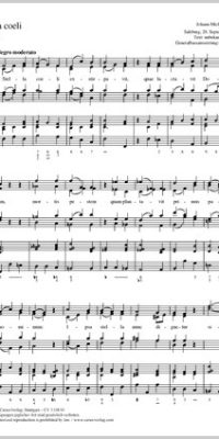 Haydn: Stella coeli MH 830 (Partituur)