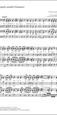 Mozart: Due pupille amabili KV 439 (SAB)