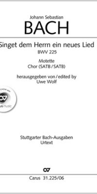 Bach: Motette BWV 225 Singet dem Herrn ein neues Lied (SATB)