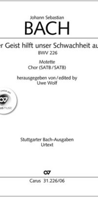 Bach: BWV 226 Der Geist hilft Unser Schwachheit Auf (SSA)
