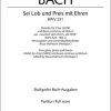 Bach: Sei Lob und Preis mit Ehren (SATB, Bc)