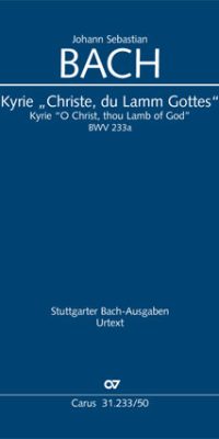 Bach:  Kyrie - Christe, du Lamm Gottes (Partituur)