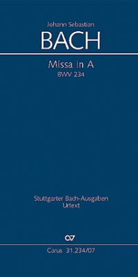 Bach: Missa in A BWV 234 (Studiepartituur)