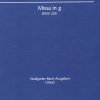 Bach: Missa in G BWV 235 (Vocal Score)