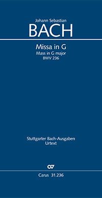Bach: Missa in G BWV 236 (Partituur)