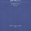 Bach: Sanctus in C BWV 237 (Partituur)