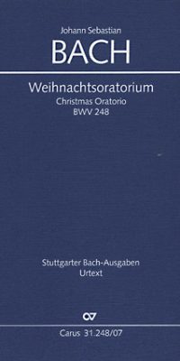 Bach: Weihnachtsoratorium BWV 248 - Kantaten I-III (Studiepartituur)