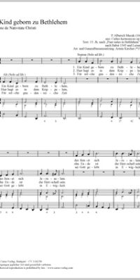 Ein Kind geborn zu Bethlehem