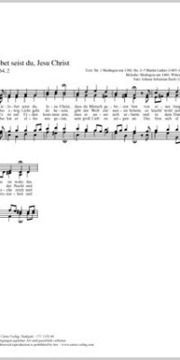 Gelobet seist du, Jesu Christ