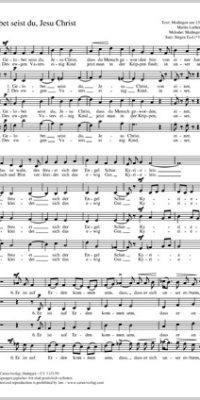 Gelobet seist du, Jesu Christ