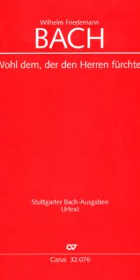 W.F. Bach: Wohl dem, der den Herren Fürchtet (Partituur)