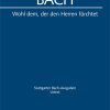 W.F. Bach: Wohl dem, der den Herren Fürchtet (Vocal Score)
