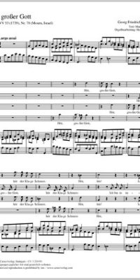 Handel: Hör, grosser Gott