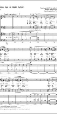 Ives: Christus, der ist mein Leben