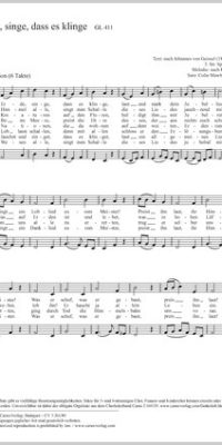 Mawby: Erde, singe, dass es klinge