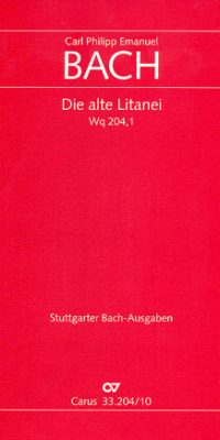 C.P.E. Bach: Lord of All, Be Merciful 1 (Partituur)
