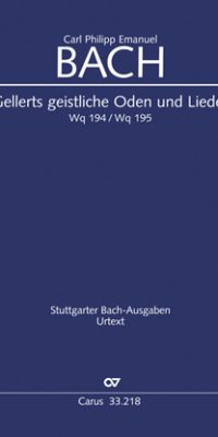 C.P.E. Bach: Geistliche Oden und Lieder (Gellert)