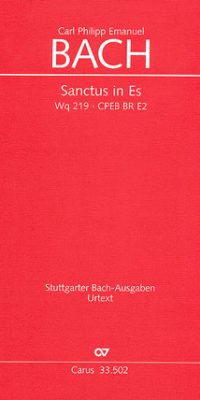 C.P.E. Bach: Sanctus in Es (Partituur)