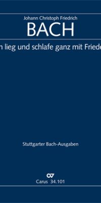 J.C.F. Bach: Ich lieg und Schlafe