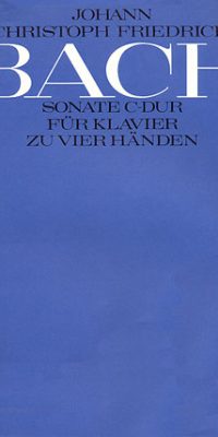 J.C.F. Bach: Sonate in C