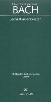 J. C. F. Bach: Sechs Sonaten (Partituur)