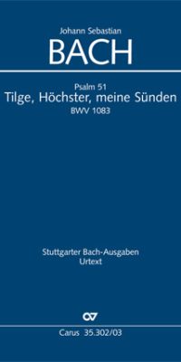Pergolesi: Tilge, Höchster, meine Sünden (Partituur)