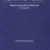 Keiser: St. Mark Passion (Vocal Score)
