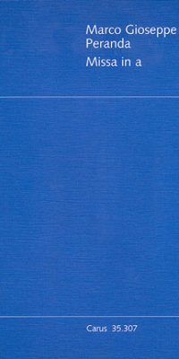 Peranda: Mass in A minor (Kyrie and Gloria) (Partituur)