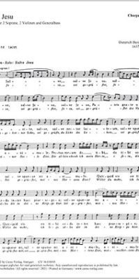 Dietrich Buxtehude: Salve Jesu, patris gnate unigenite