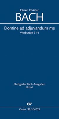 Bach: Domine ad adjuvandum me (Warb E 14)