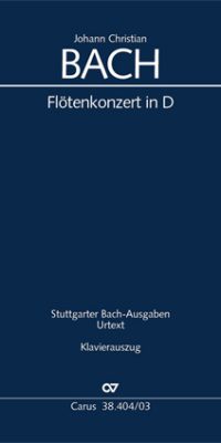 Bach: Concerto per il Flauto traverso in D / Flötenkonzert in D (Warb C 79)