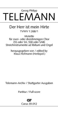 Telemann: Der Herr ist mein Hirte (TVWV 1:268/1)