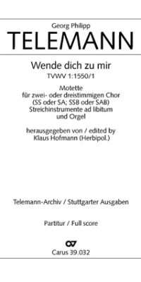 Telemann: Wende dich zu mir (TVWV 1:1550/1)