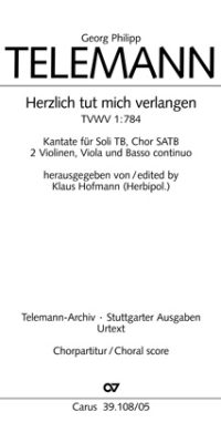 Telemann: Herzlich tut mich verlangen (TVWV 1:784)