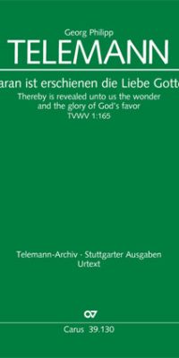 Telemann: Daran ist erschienen die Liebe Gottes (Koorstemmen)