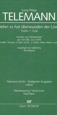 Telemann: Siehe! es hat überwunden der Löwe (TVWV 1:1328)