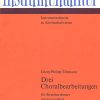 Telemann: Drei Choralbearbeitungen (Partituur)